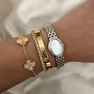 VINTAGE CITIZEN DIAMOND SILVER WATCH