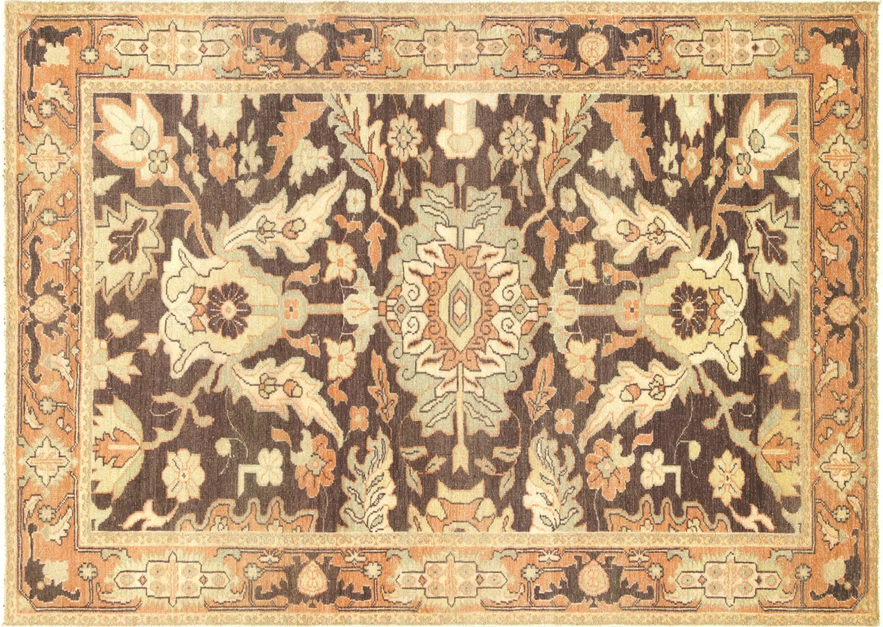 Vintage Egyptian Sultanabad Rug - 4'5" x 6'3"