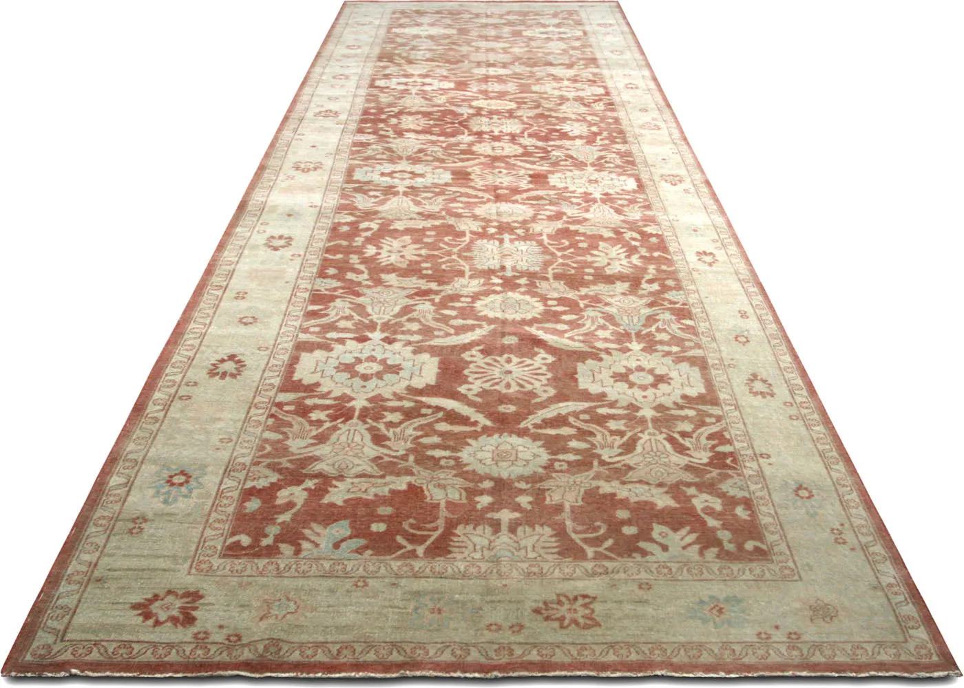 Vintage Egyptian Tabriz Rug - 6'1" x 21'5"