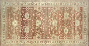 Vintage Egyptian Tabriz Rug - 9'11" x 19'
