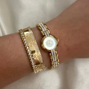 VINTAGE ELGIN DIAMOND WATCH