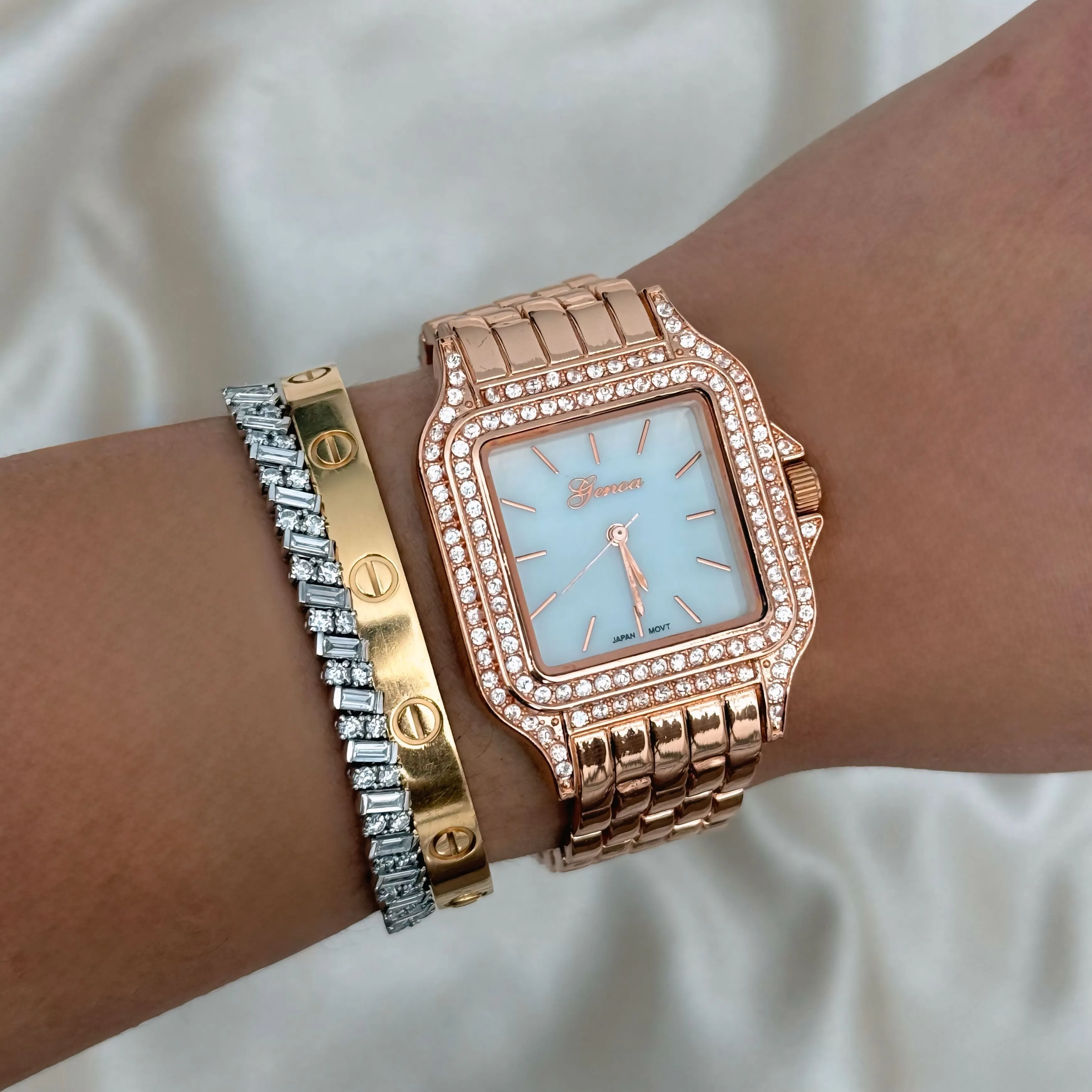 VINTAGE GENOA DIAMOND WATCH