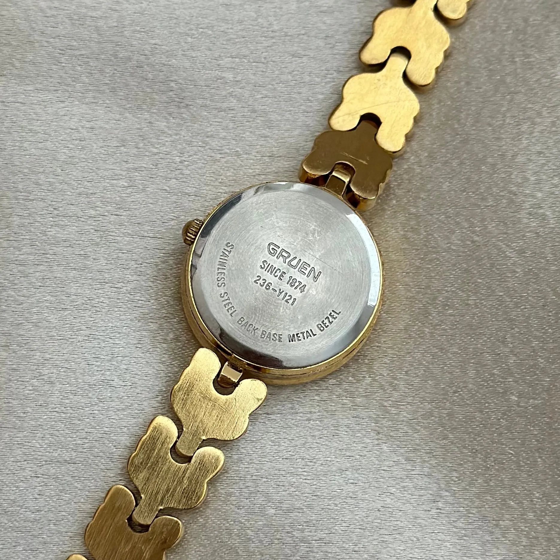 VINTAGE GRUEN CRYSTAL WATCH