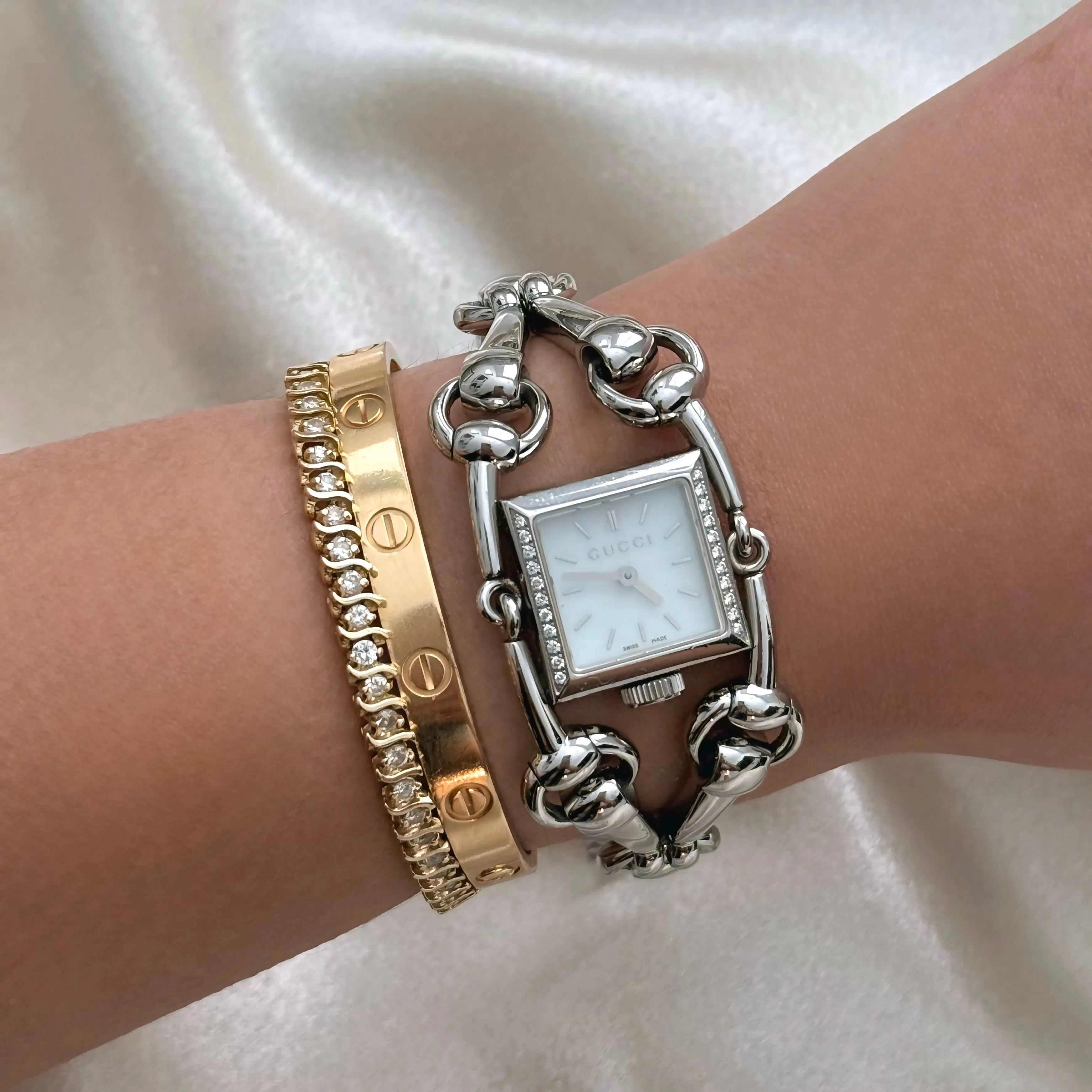 VINTAGE GUCCI DIAMOND WATCH