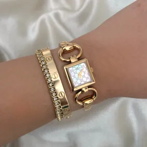 VINTAGE GUCCI IRIDESCENT DIAL WATCH