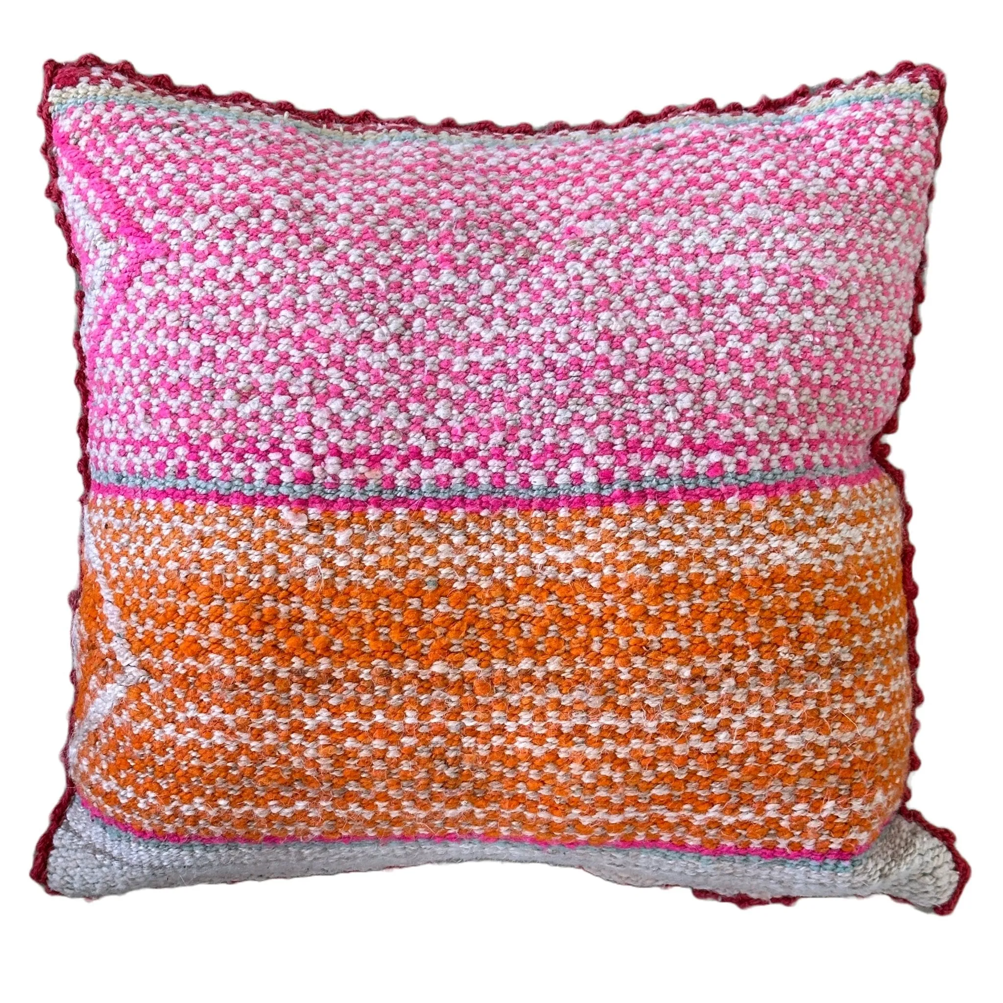 Vintage Heirloom Pillow - Bougainvillea