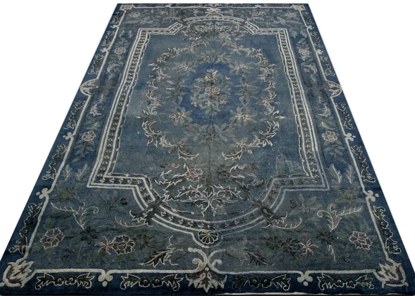 Vintage OverDyed Hook Rug - 11'6" x 17'8"