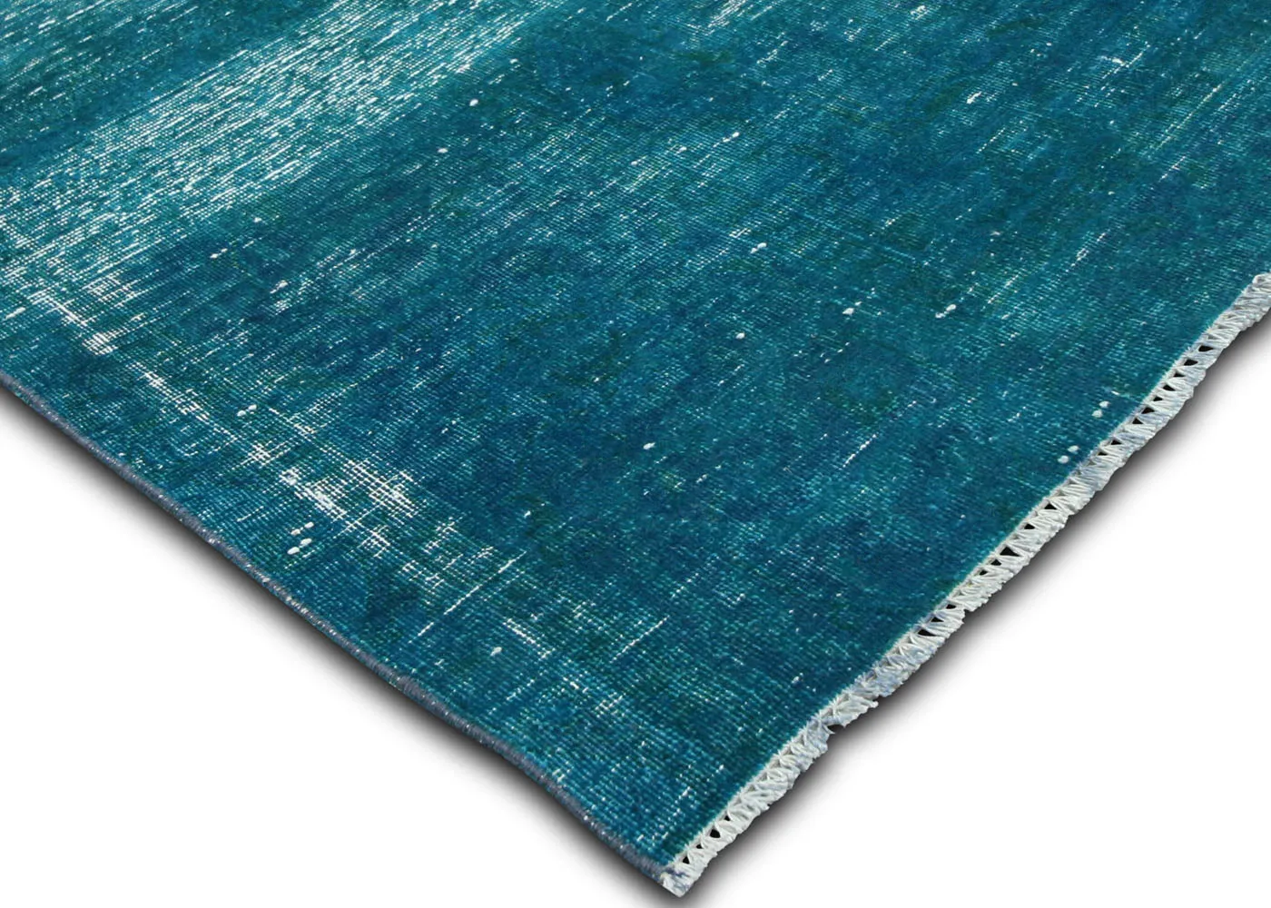 Vintage Persian Kerman Overdyed Rug - 9'2" x 14'