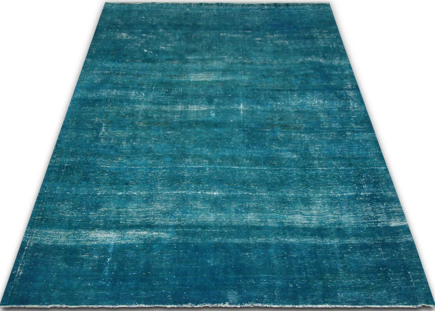 Vintage Persian Kerman Overdyed Rug - 9'2" x 14'