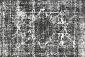 Vintage Persian Kerman Overdyed Rug - 9'7" x 14'1"