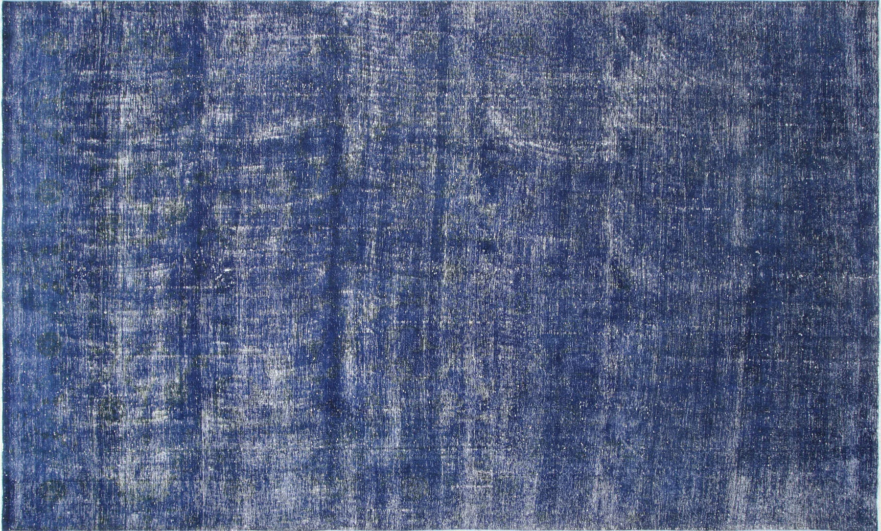 Vintage Persian Kerman Overdyed Rug - 9'9" x 16'