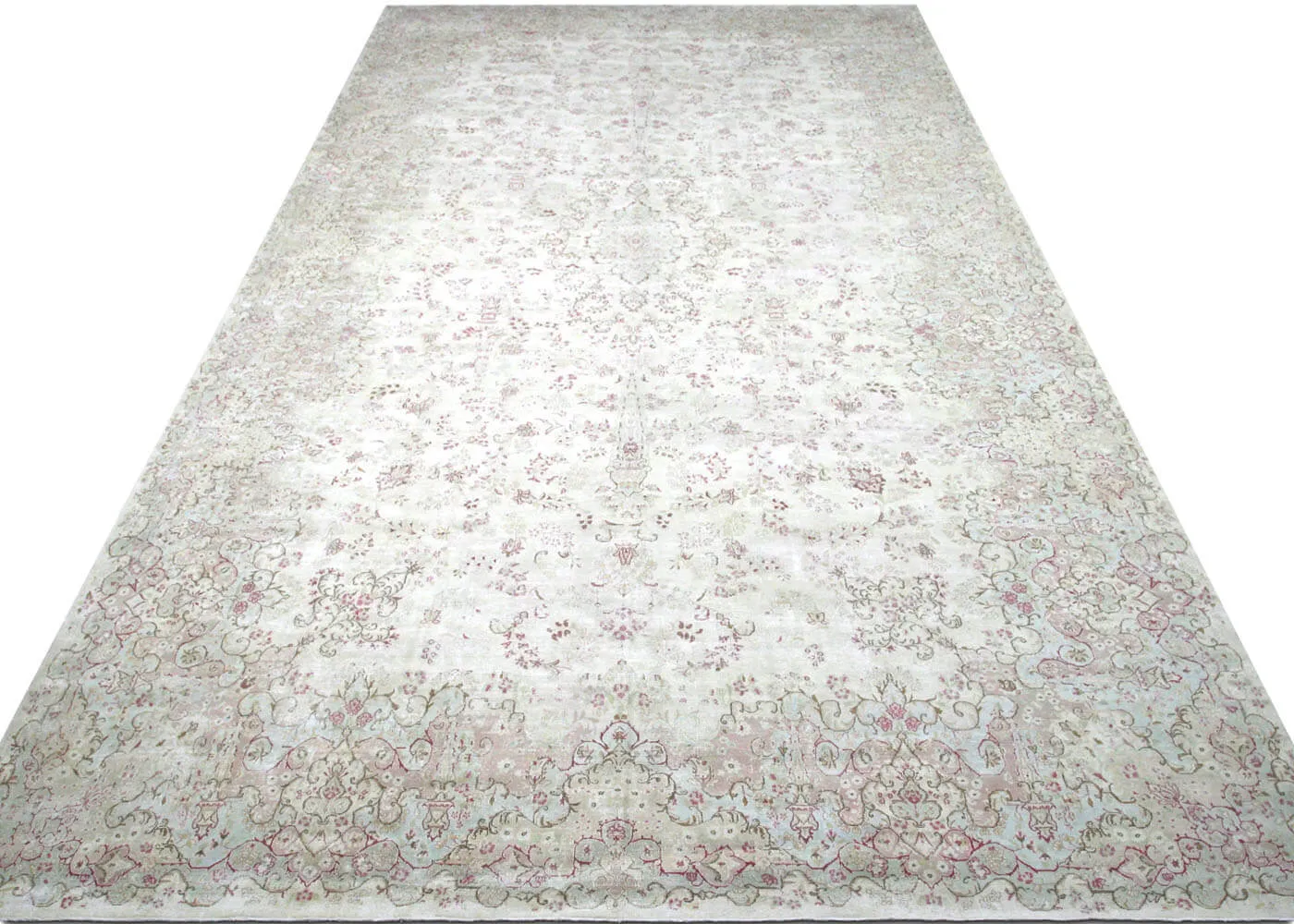 Vintage Persian Kerman Rug - 11'4" x 22'7"
