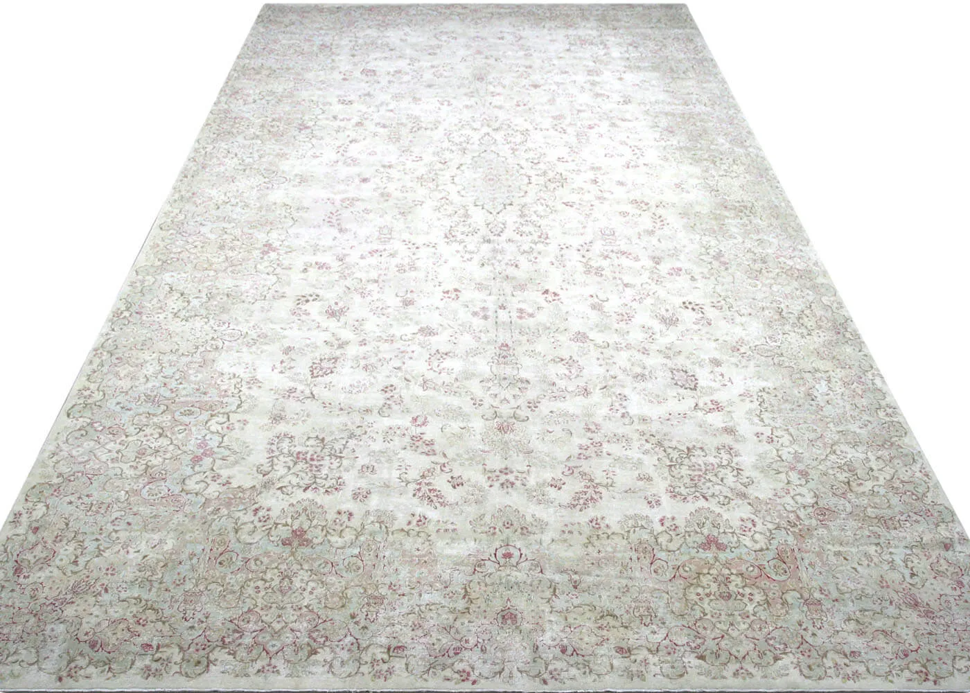 Vintage Persian Kerman Rug - 11'4" x 22'7"