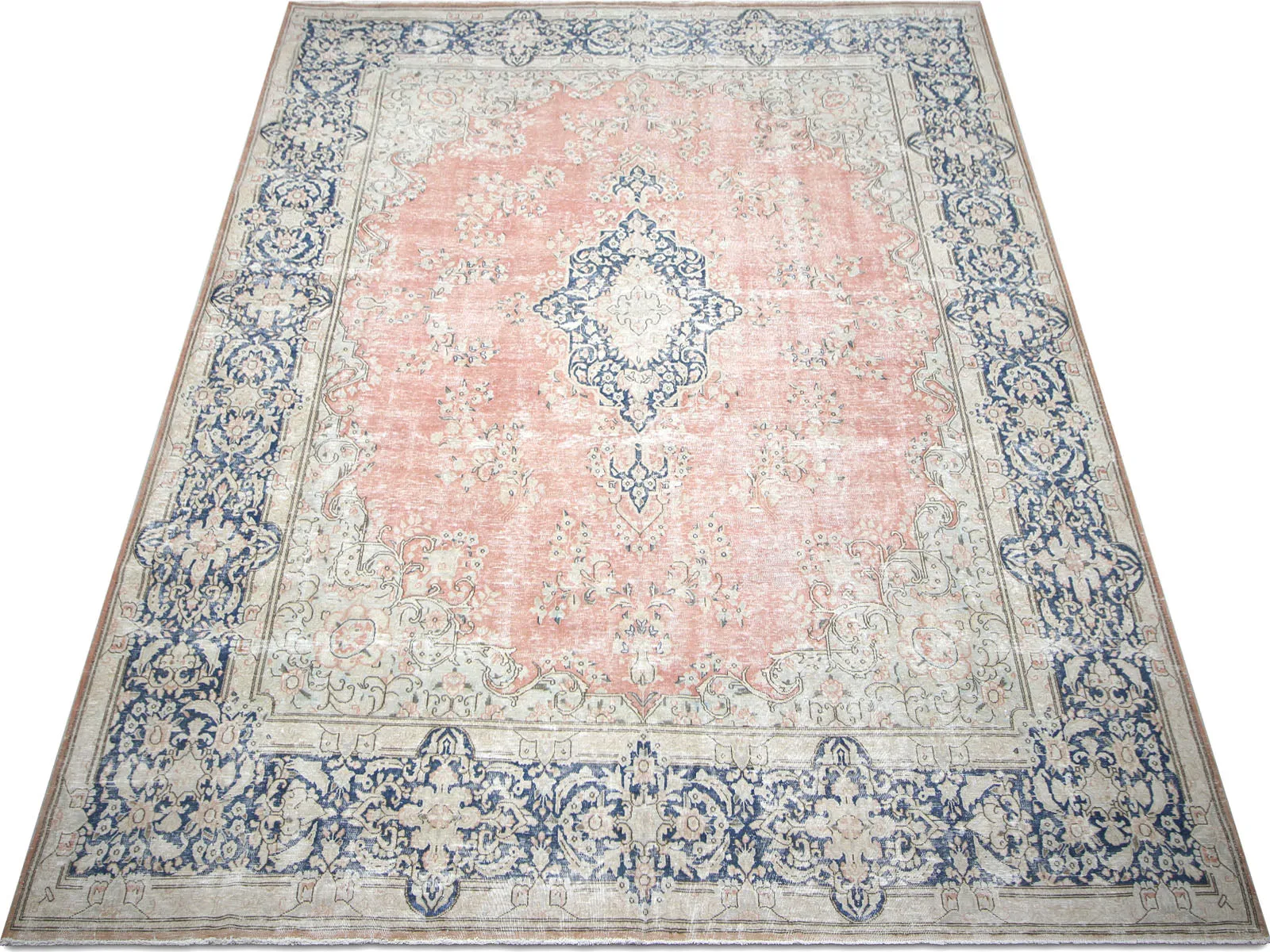 Vintage Persian Kerman Rug - 9'10" x 13'3"