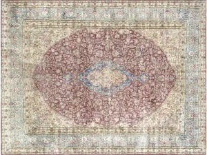 Vintage Persian Kerman Rug - 9'11" x 13'