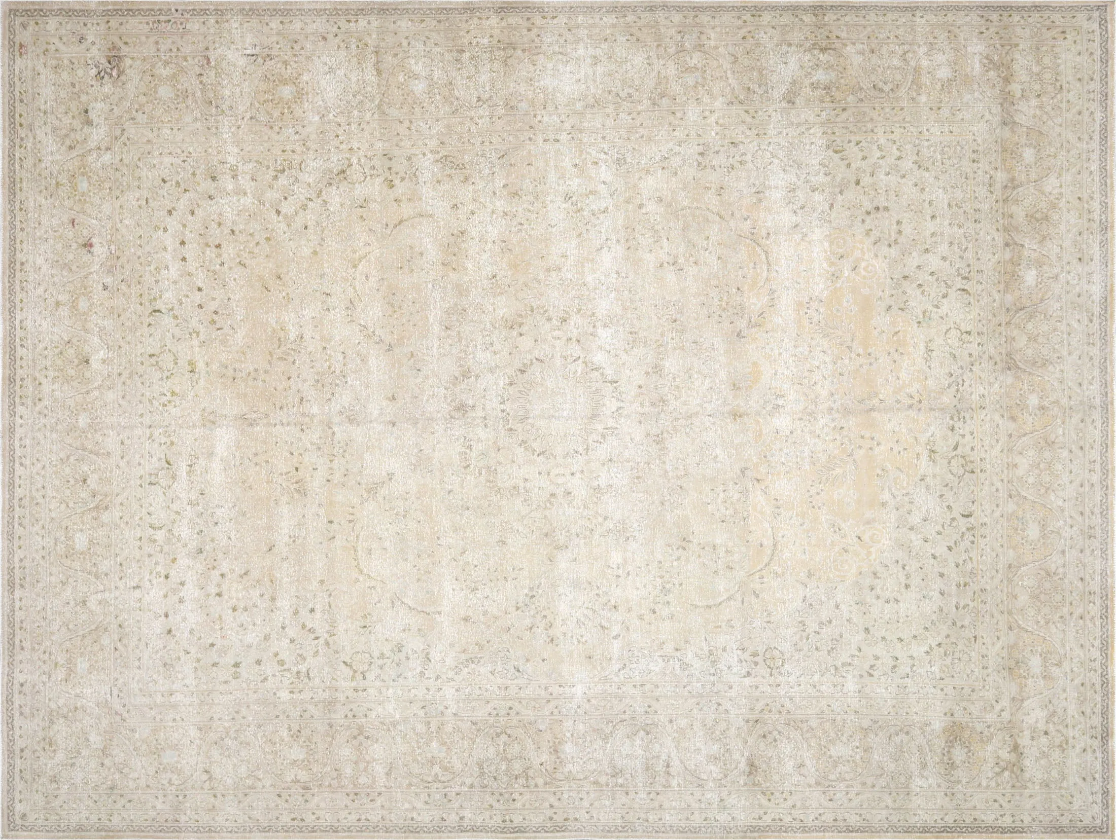 Vintage Persian Kerman Rug - 9'8" x 12'9"