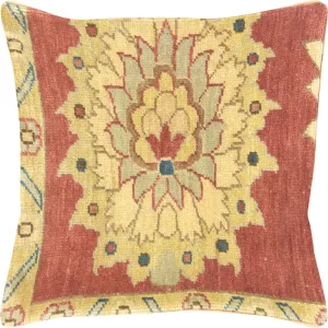 Vintage Persian Mahal Pillow - 16" x 16"