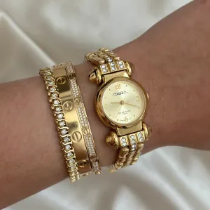 VINTAGE PRESTIGE BY WALTHAM DIAMOND WATCH