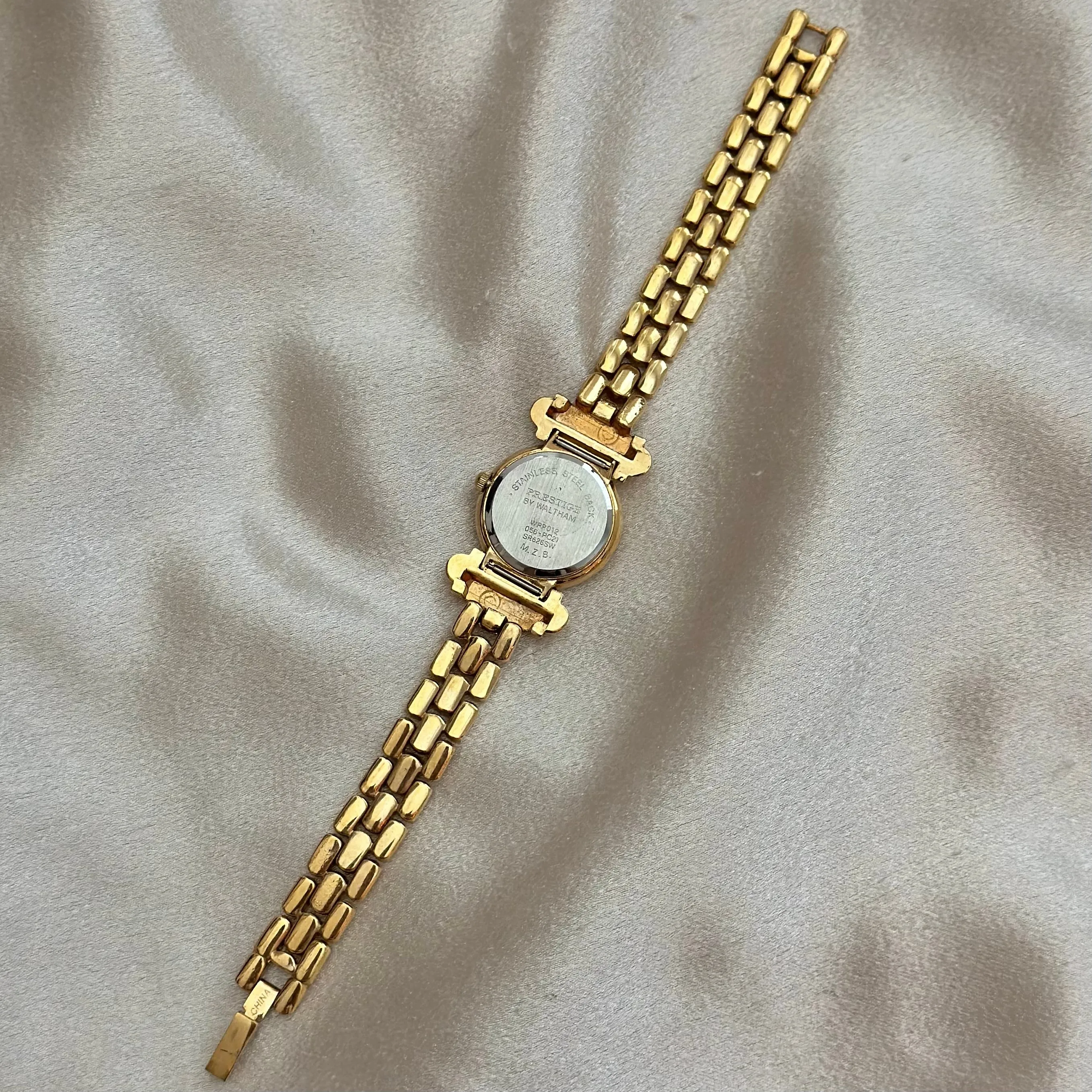 VINTAGE PRESTIGE BY WALTHAM DIAMOND WATCH