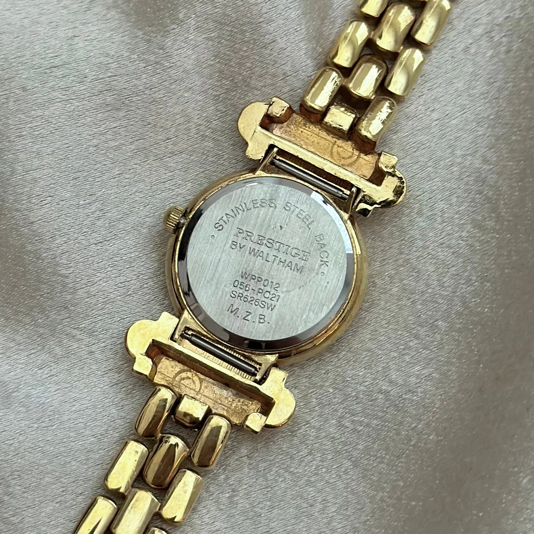 VINTAGE PRESTIGE BY WALTHAM DIAMOND WATCH