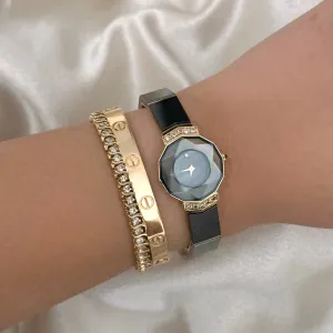 VINTAGE SEIKO ONYX WATCH