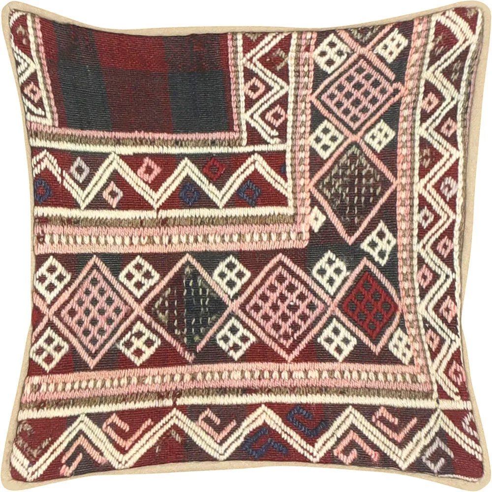 Vintage Turkish Jijim Pillow - 12" x 20"