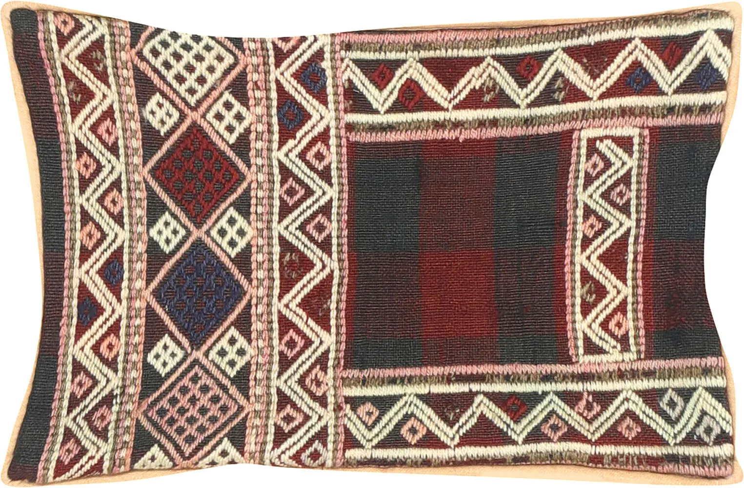 Vintage Turkish Jijim Pillow - 12" x 20"