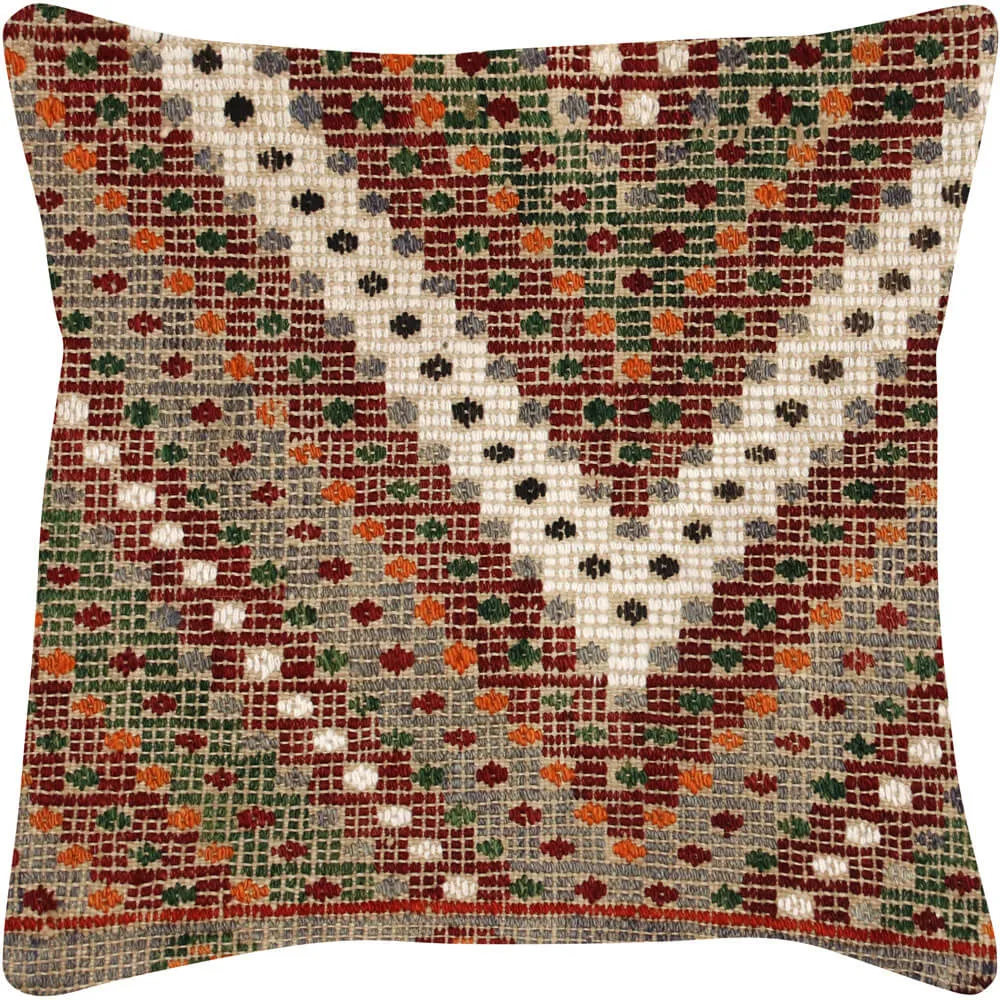 Vintage Turkish Jijim Pillow - 18" x 18"