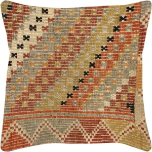 Vintage Turkish Jijim Pillow - 18" x 18"