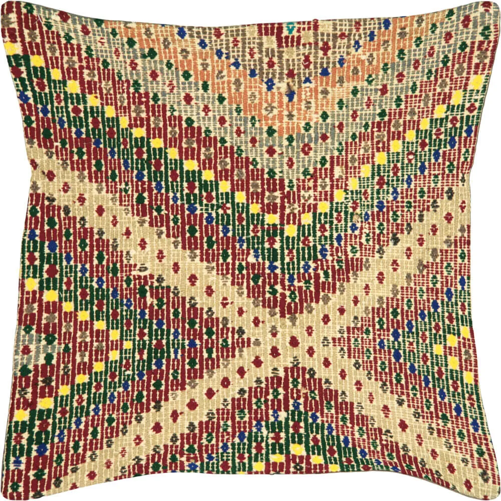 Vintage Turkish Jijim Pillow - 24" x 24"