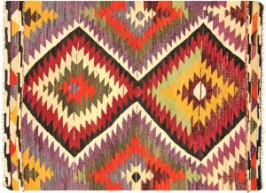 Vintage Turkish Kilim - 2'10" x 4'