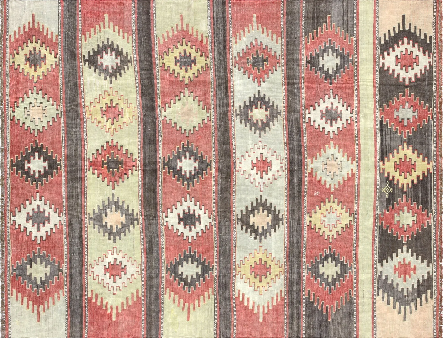 Vintage Turkish Kilim - 5'2" x 6'8"