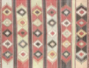 Vintage Turkish Kilim - 5'2" x 6'8"