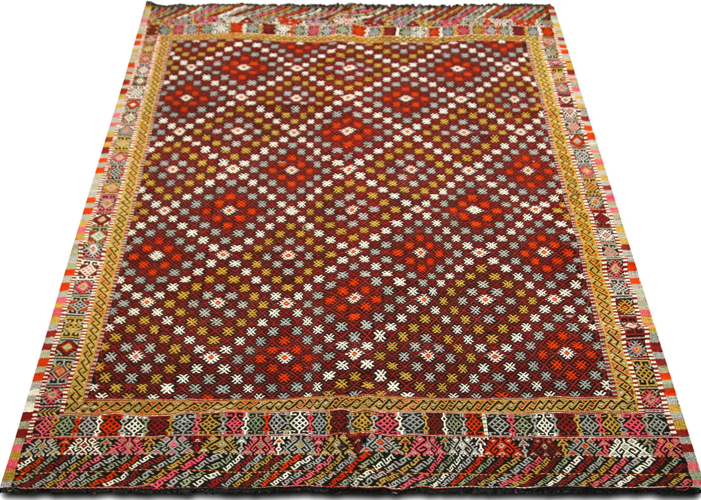 Vintage Turkish Kilim - 6'9" x 11'3"