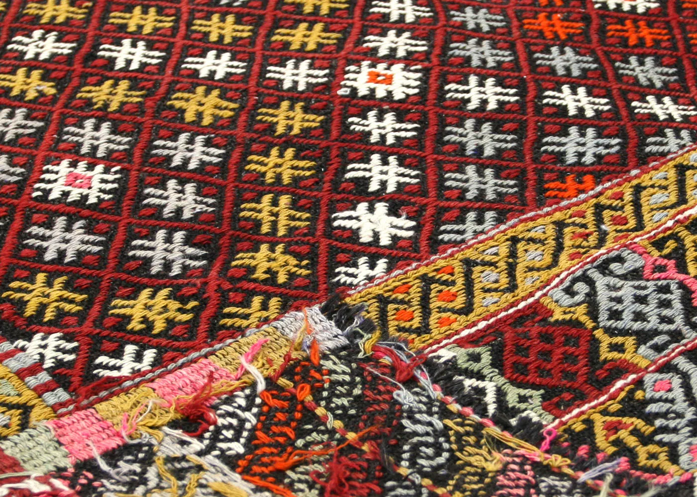 Vintage Turkish Kilim - 6'9" x 11'3"