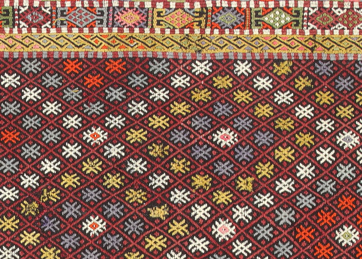 Vintage Turkish Kilim - 6'9" x 11'3"