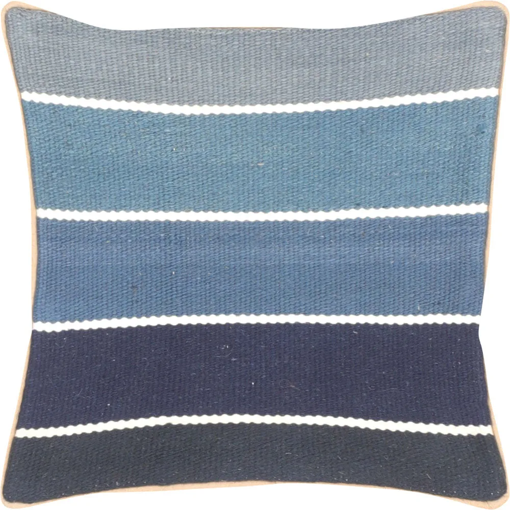 Vintage Turkish Kilim Pillow - 16" x 16"