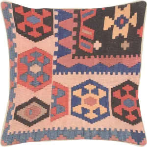 Vintage Turkish Kilim Pillow - 20" x 20"