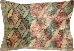 Vintage Turkish Mid-Century-Modern Pillow - 16" x 23"