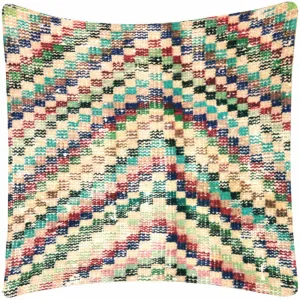 Vintage Turkish Mid-Century-Modern Pillow - 19" x 19"
