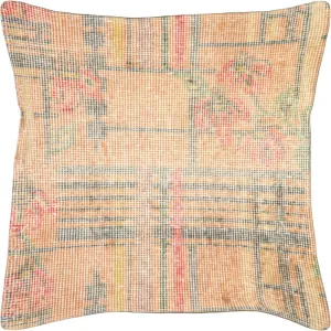 Vintage Turkish Mid-Century-Modern Pillow - 20" x 20"
