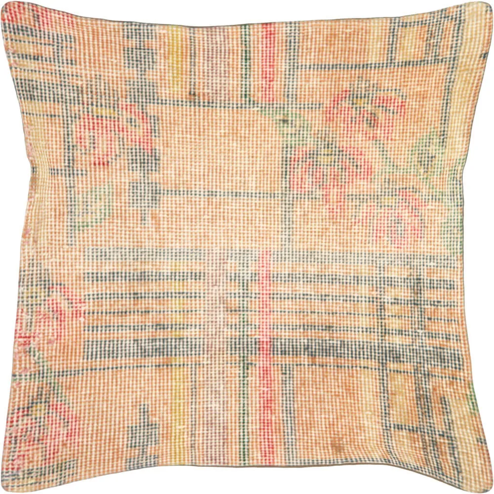 Vintage Turkish Mid-Century-Modern Pillow - 20" x 20"