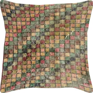 Vintage Turkish Mid-Century-Modern Pillow - 23" x 23"