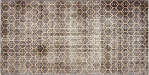 Vintage Turkish Mid-Century-Modern Rug - 3'5" x 6'7"