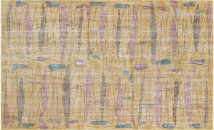 Vintage Turkish Mid-Century-Modern Rug - 4'11" x 8'1"