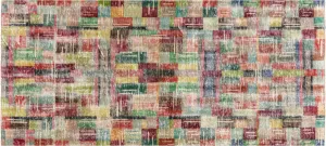 Vintage Turkish Mid-Century-Modern Rug - 4'9" x 10'4"