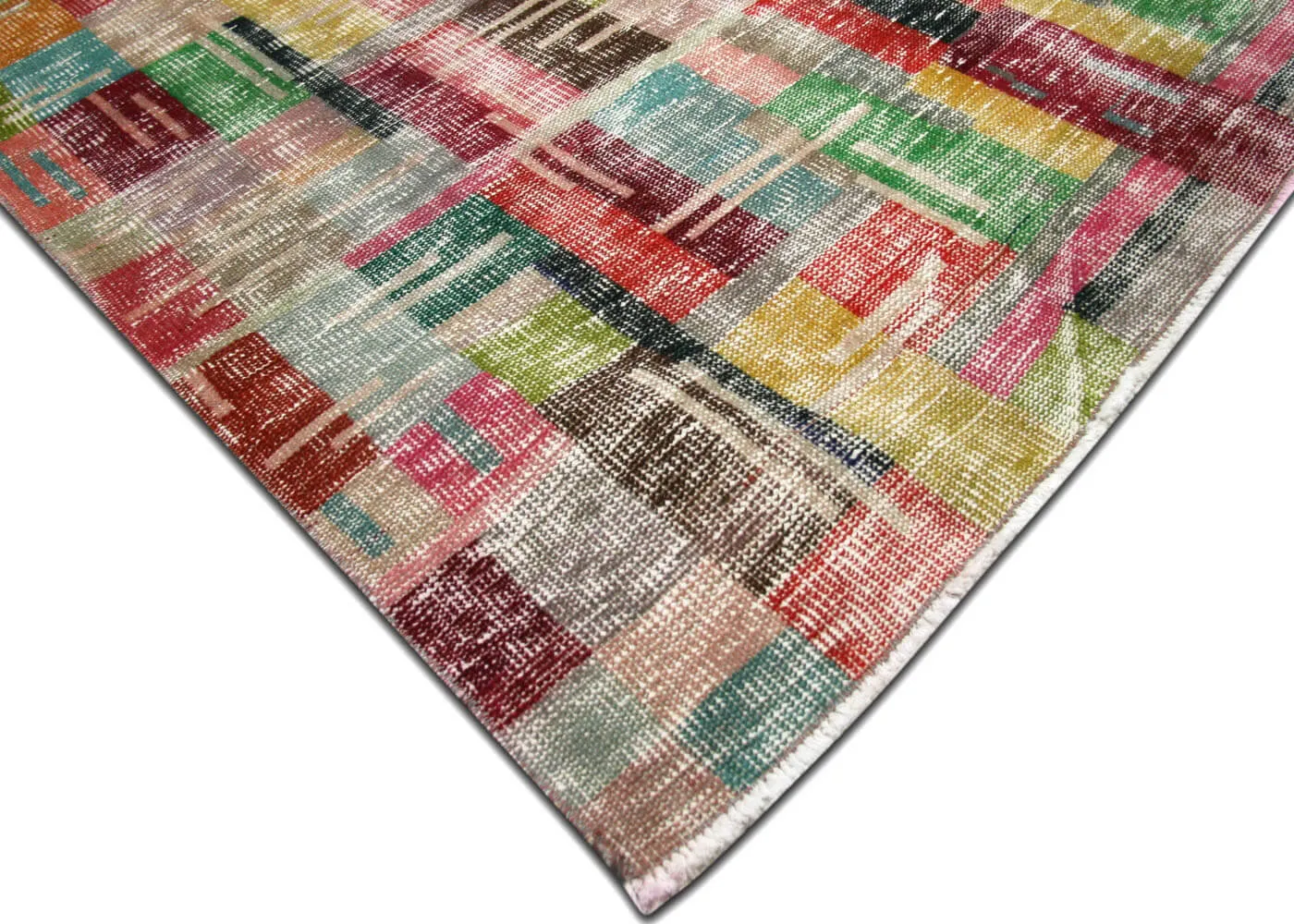 Vintage Turkish Mid-Century-Modern Rug - 4'9" x 10'4"