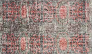 Vintage Turkish Mid-Century-Modern Rug - 5'10" x 9'10"