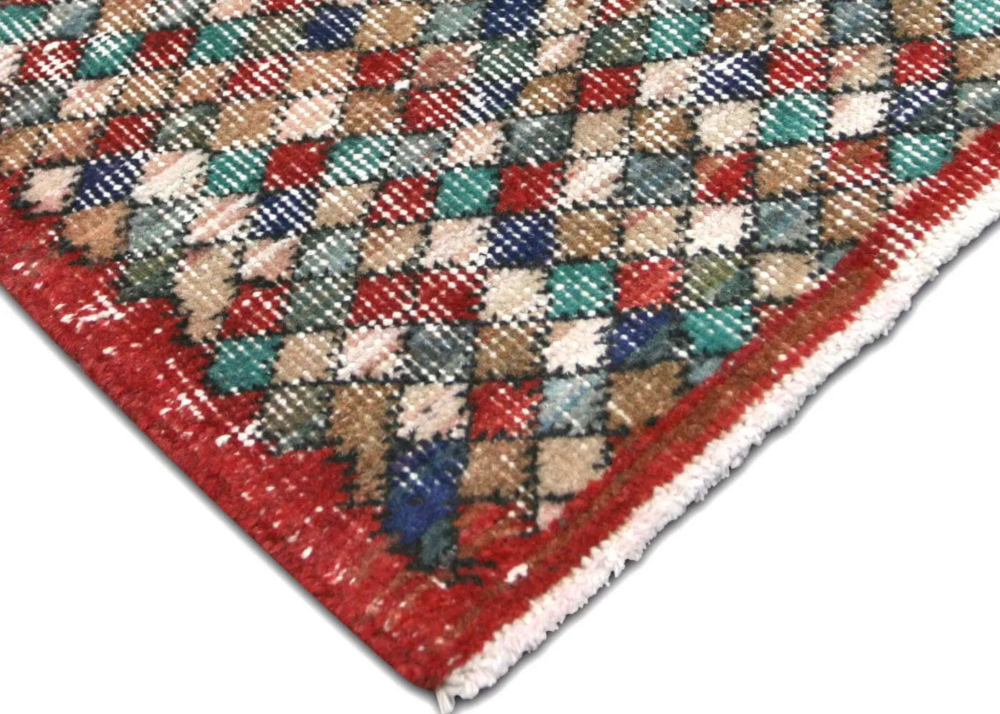Vintage Turkish Mid-Century-Modern Rug - 5'10" x 9'6"