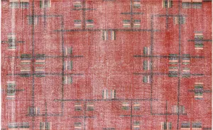 Vintage Turkish Mid-Century-Modern Rug - 5'4" x 8'6"